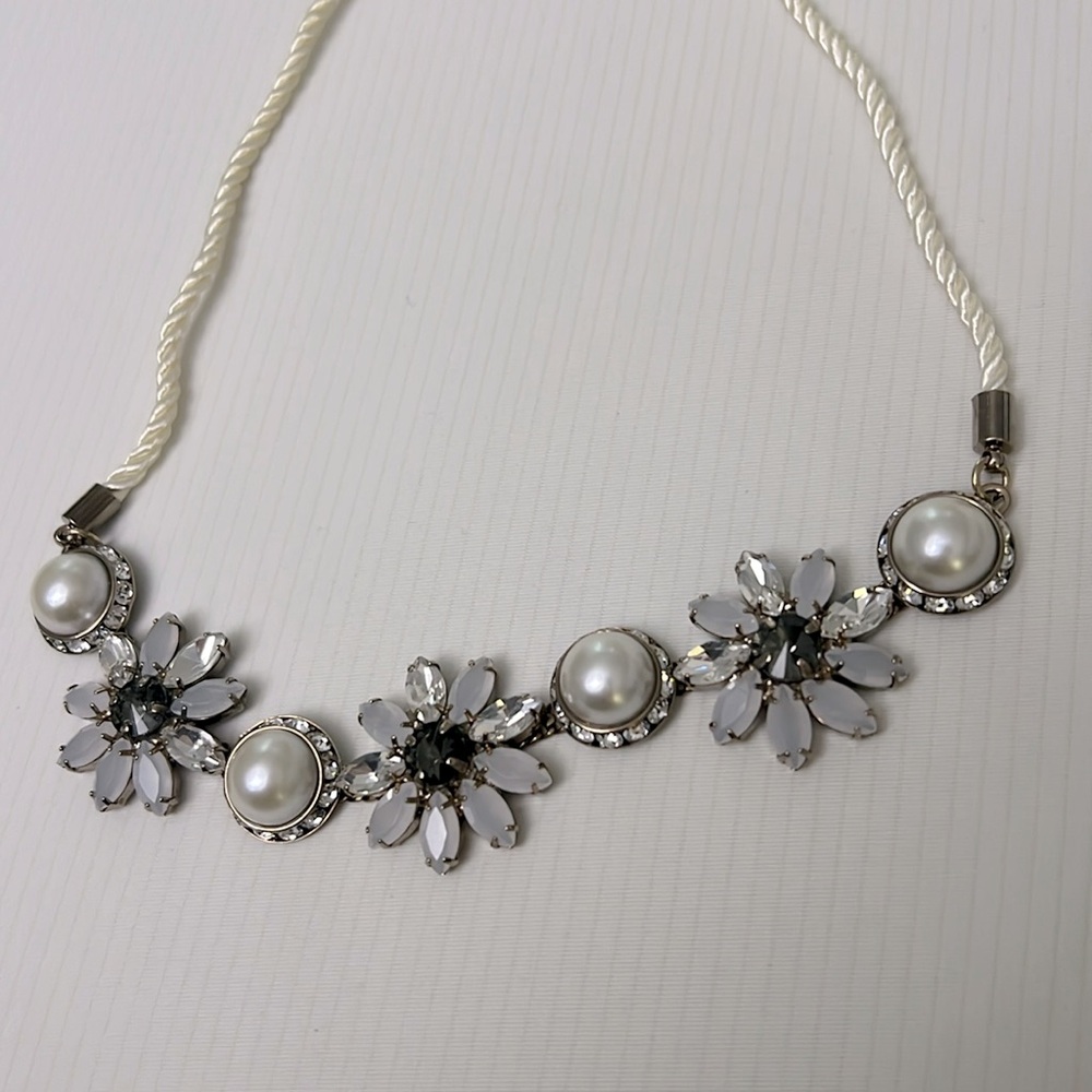 Beautiful Floral Statement Necklace